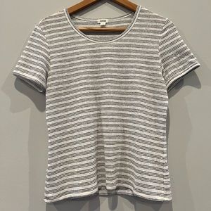 Garage Black/White Striped Tank